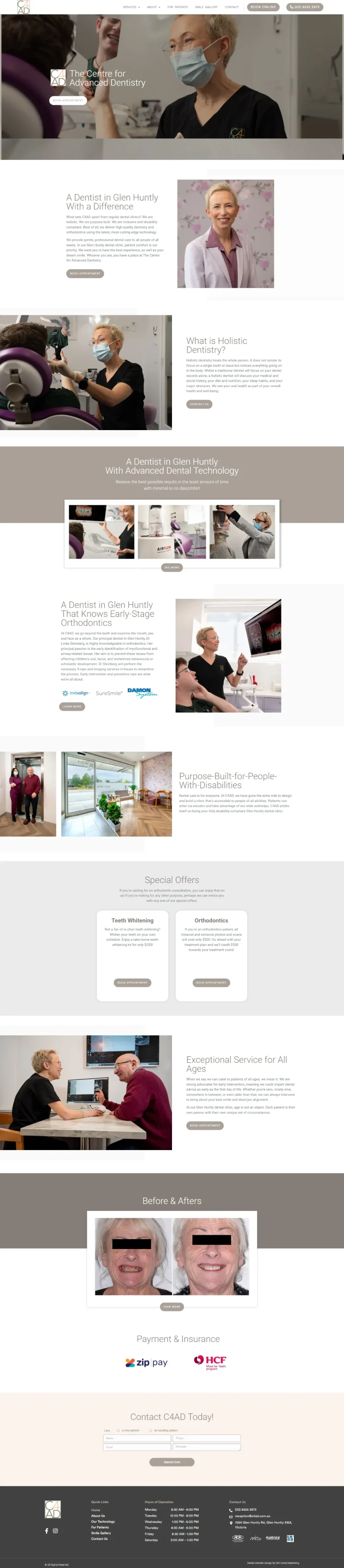 medical website design services