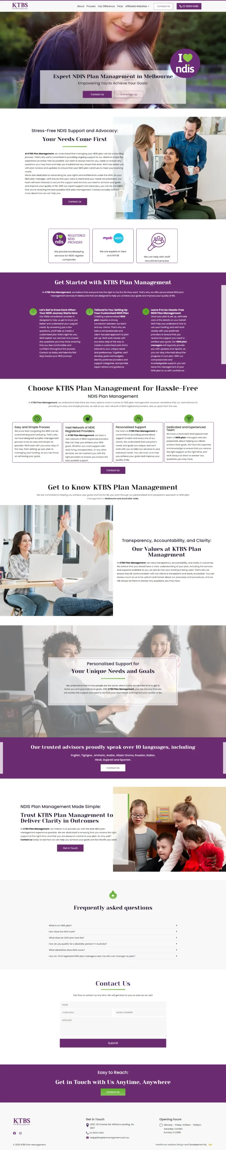 medical website design company