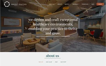 Perfect Practice website design by Medical Marketing agency Australia