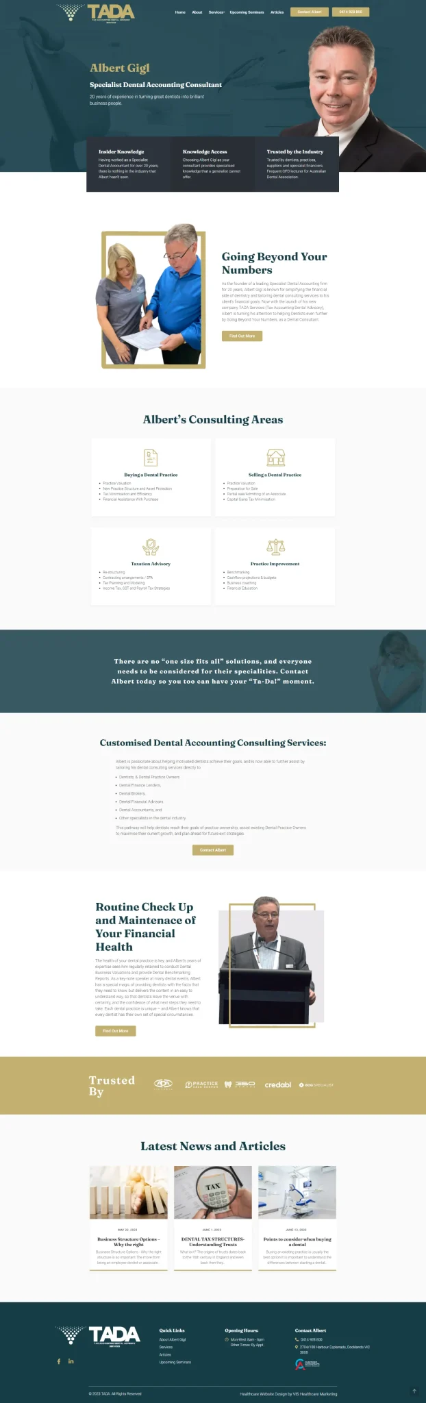 medical website design